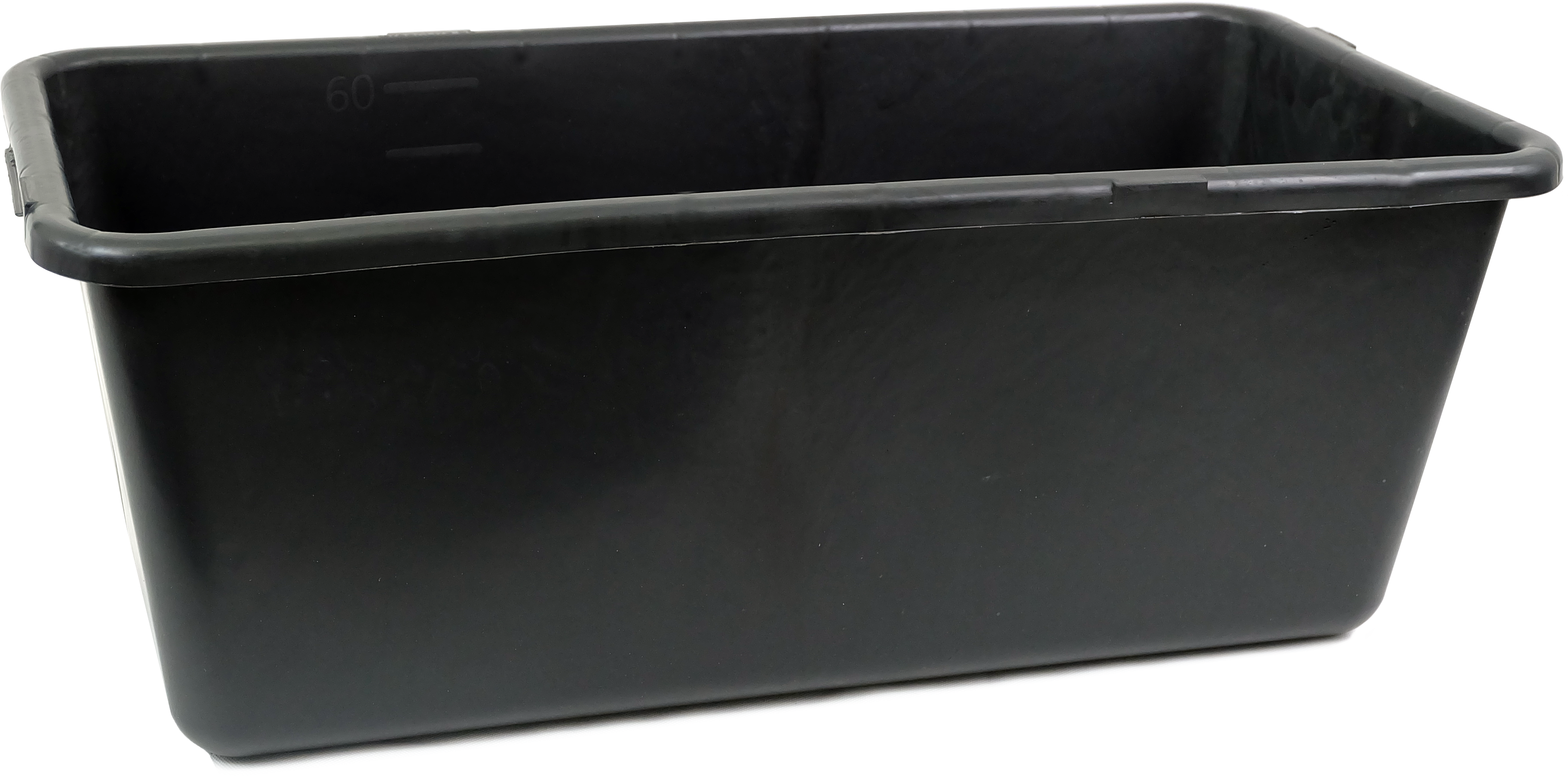 Schwarzer 65-Liter-Kasten