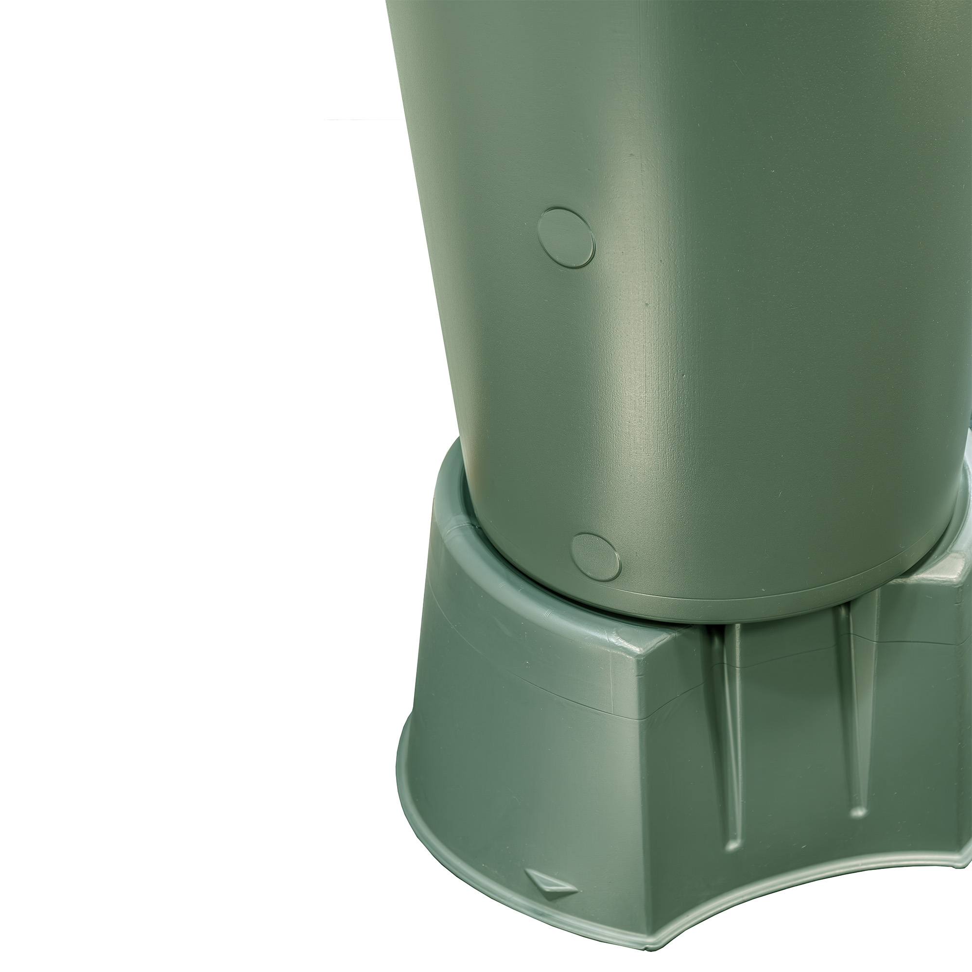 GRAF Regentonnenunterstand 310 Liter - Grüner Stand Für Regentonne Mit Deckel & Hahn
