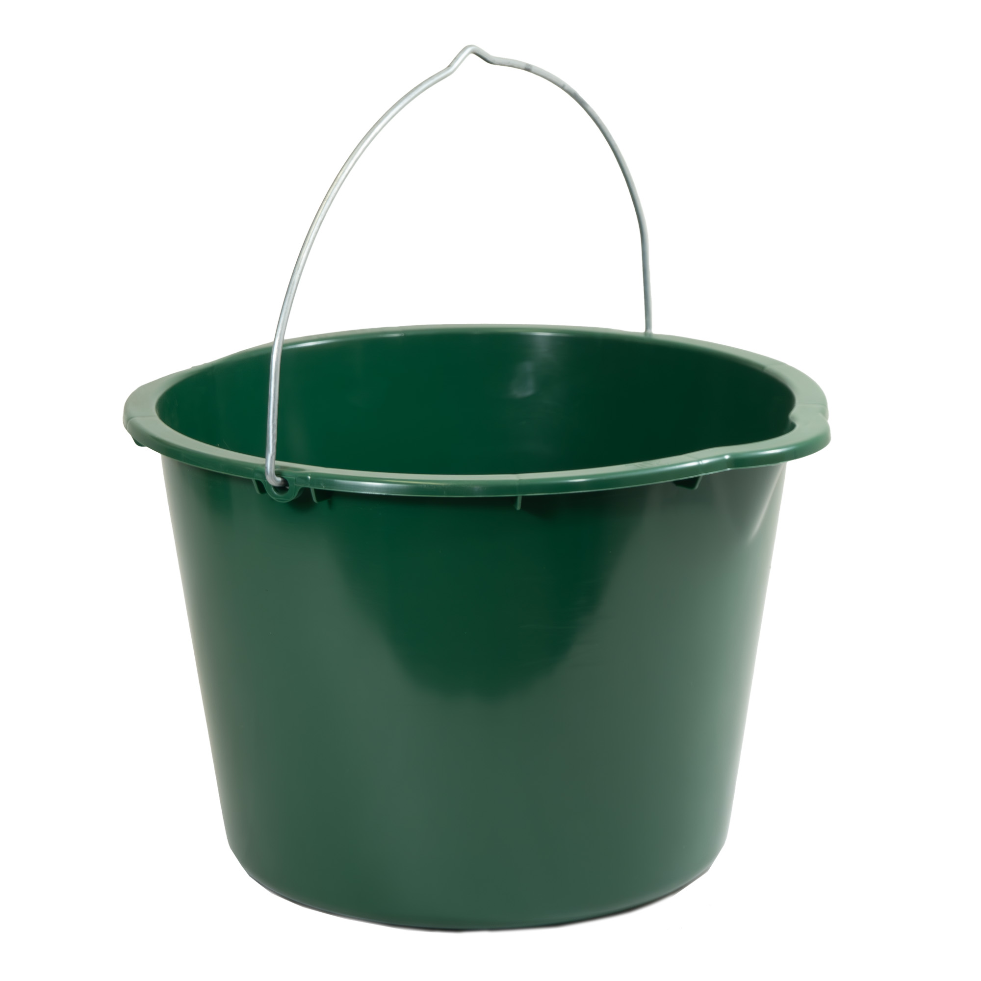 Grüner 20 Liter Eimer mit Bügel und Ausguss