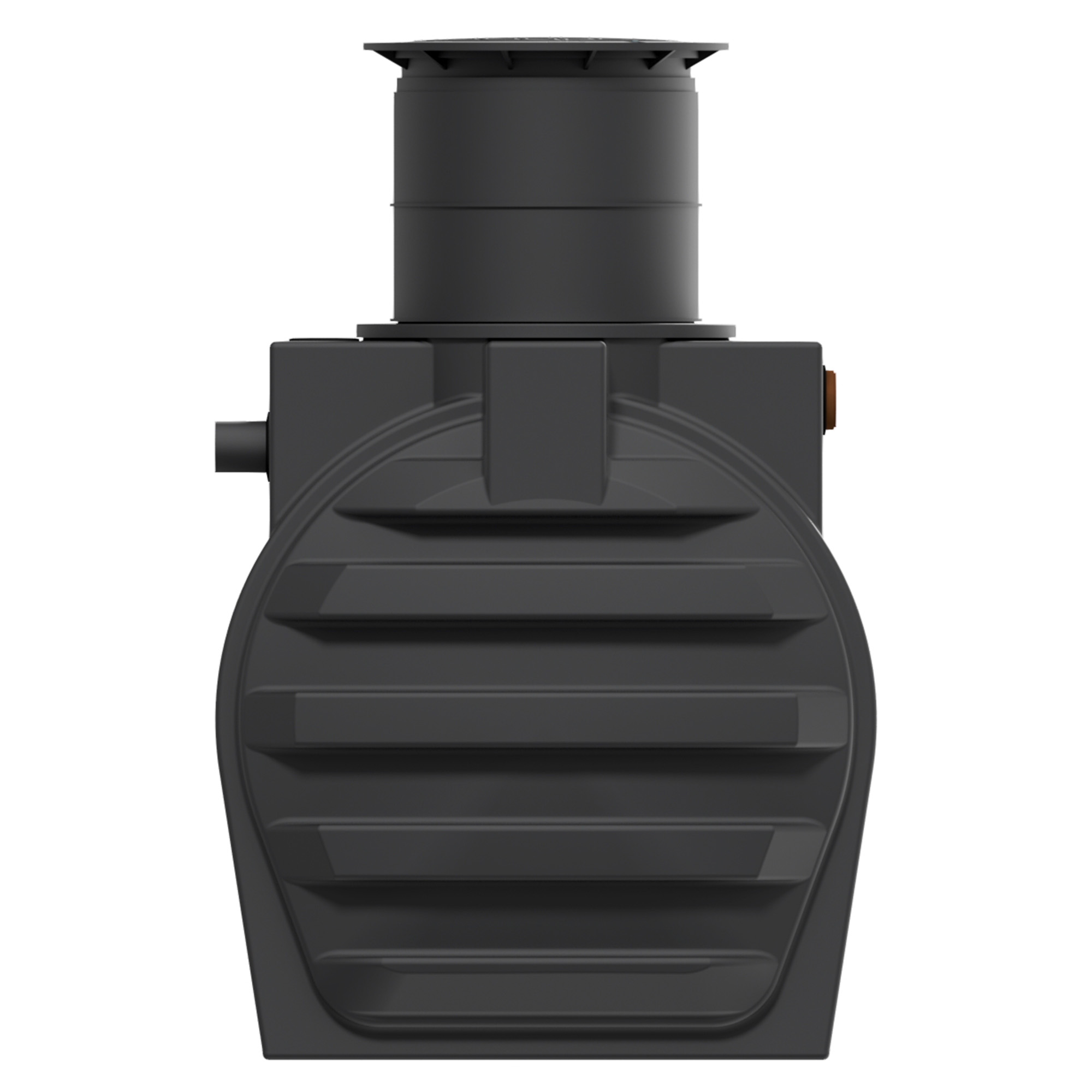 3300 Liter Erdtank Rückansicht