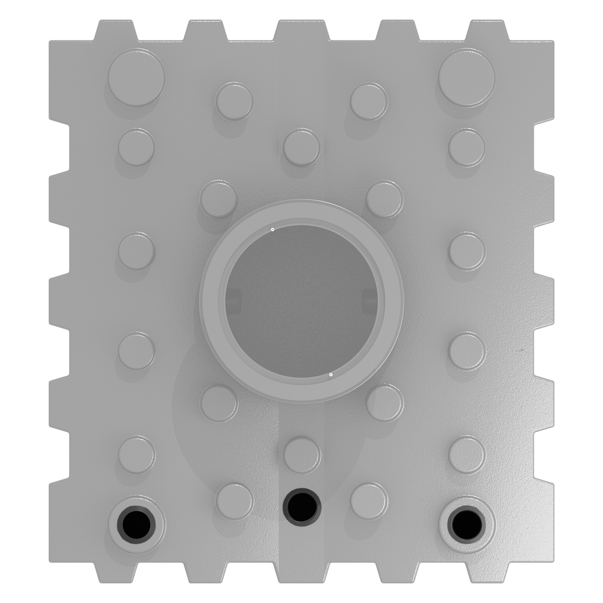 3000 Liter Flachtank – Draufsicht