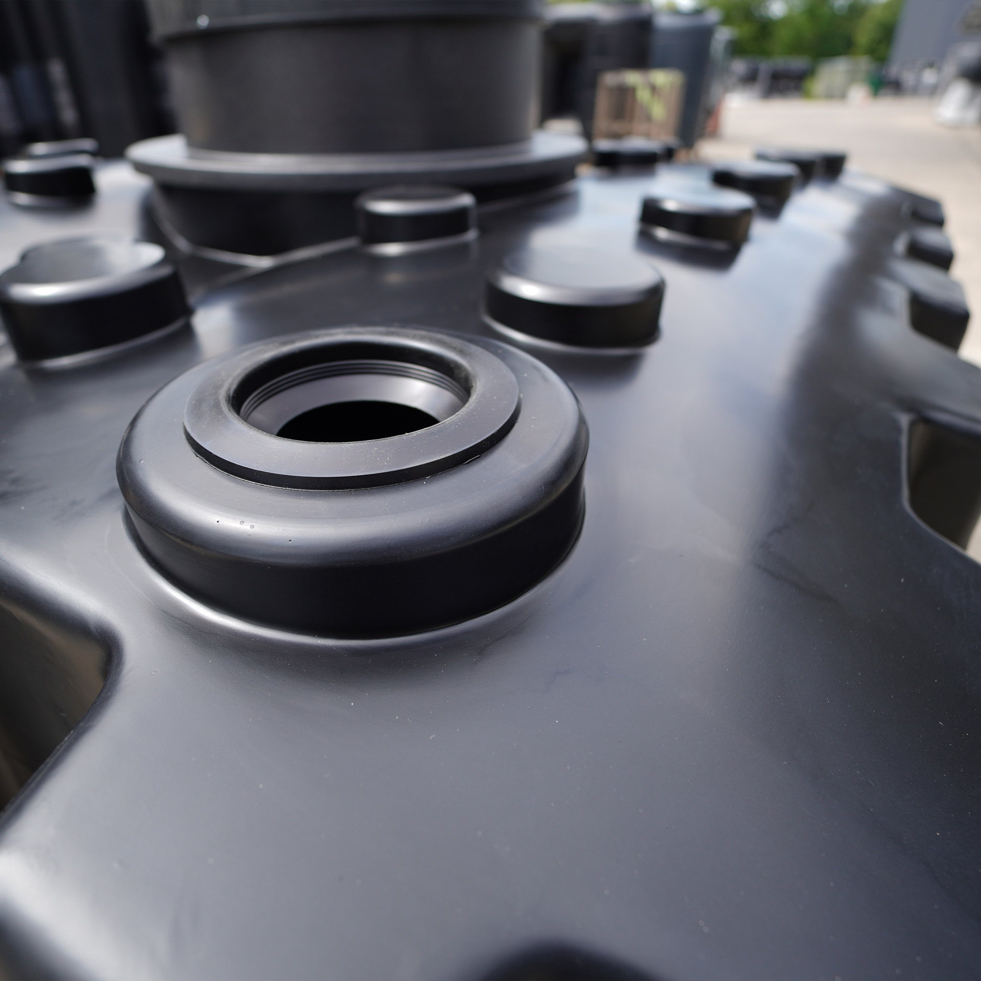 Flachtank – Detail Gummilippendichtung