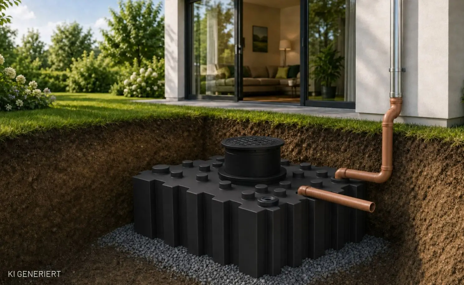 Flachtank eingebaut GreenLife