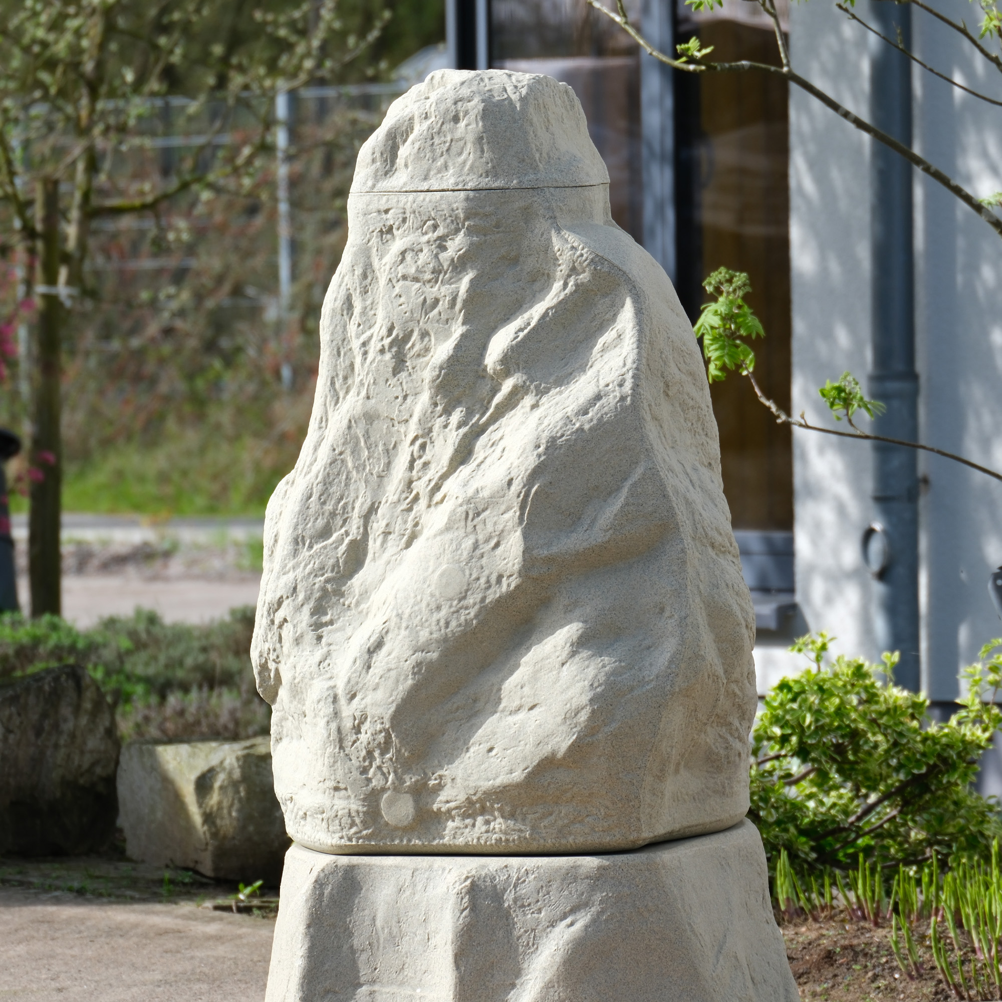 Regentonne dekorativ, Sandfarben