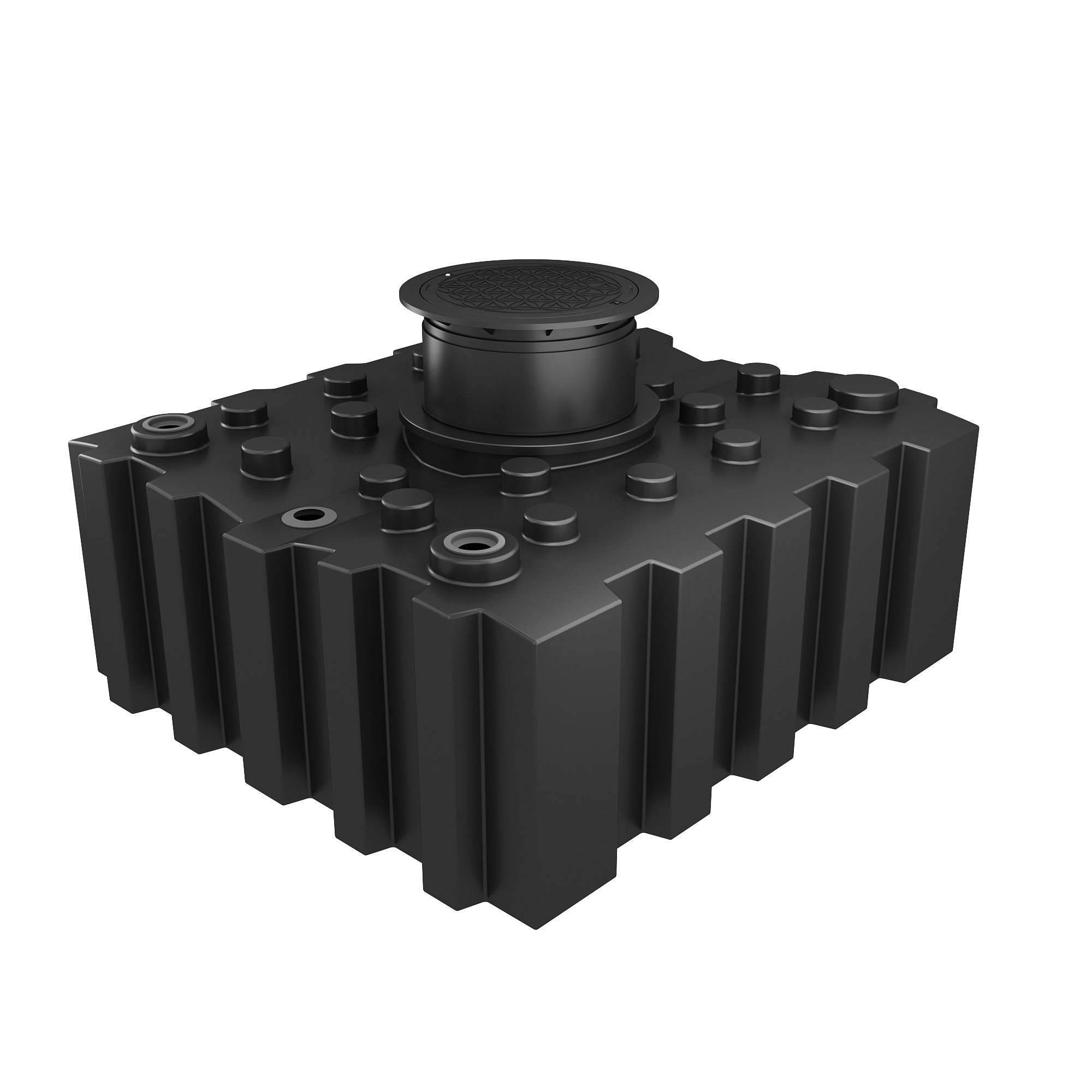 Flachtank mit Abdeckung