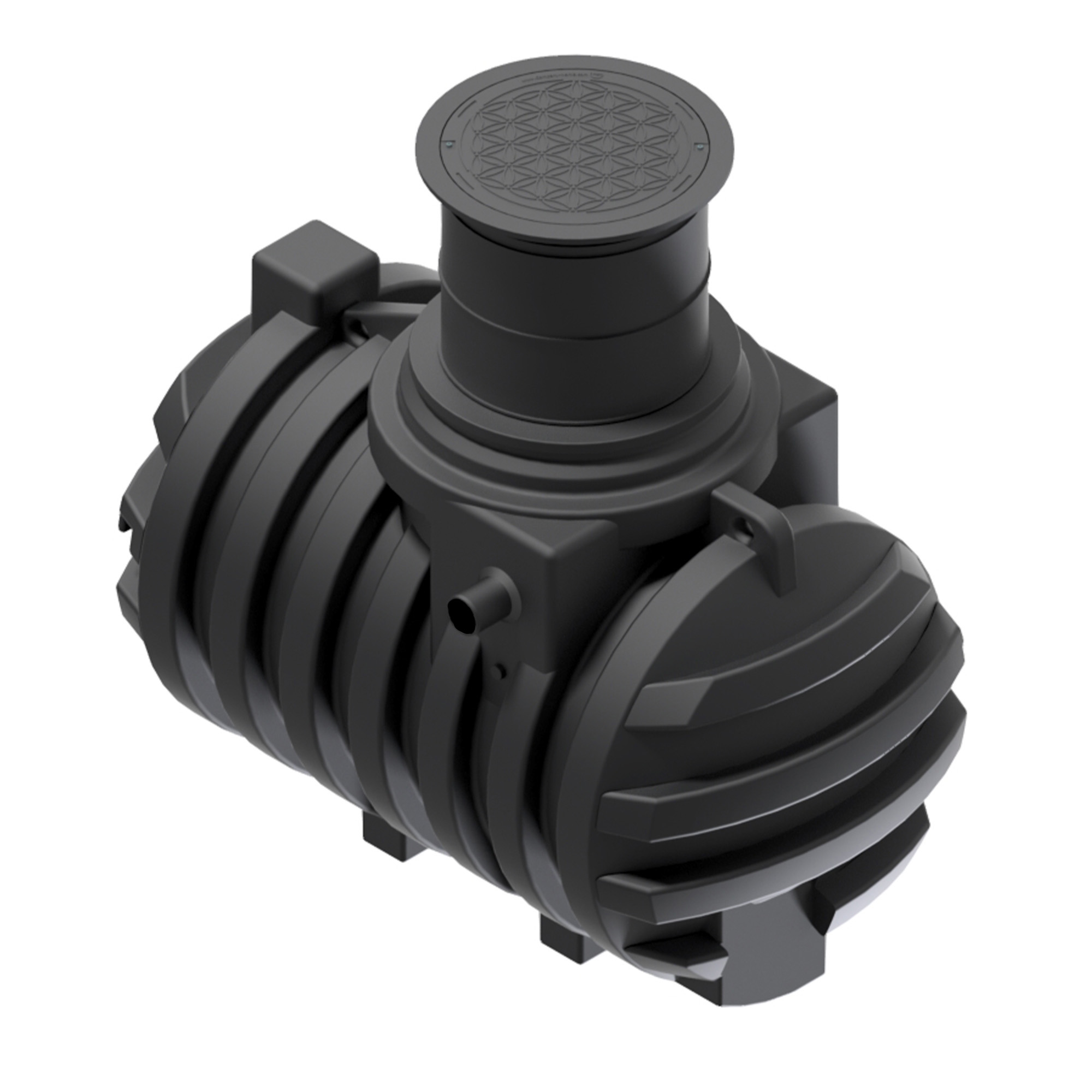 2200 L Erdtank mit Zulaufberuhiger