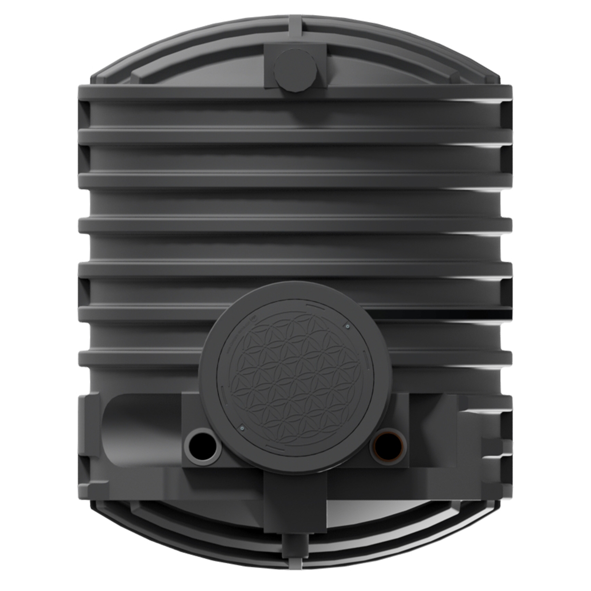 4700 L Erdtank mit Biovitor-Filter, Draufsicht