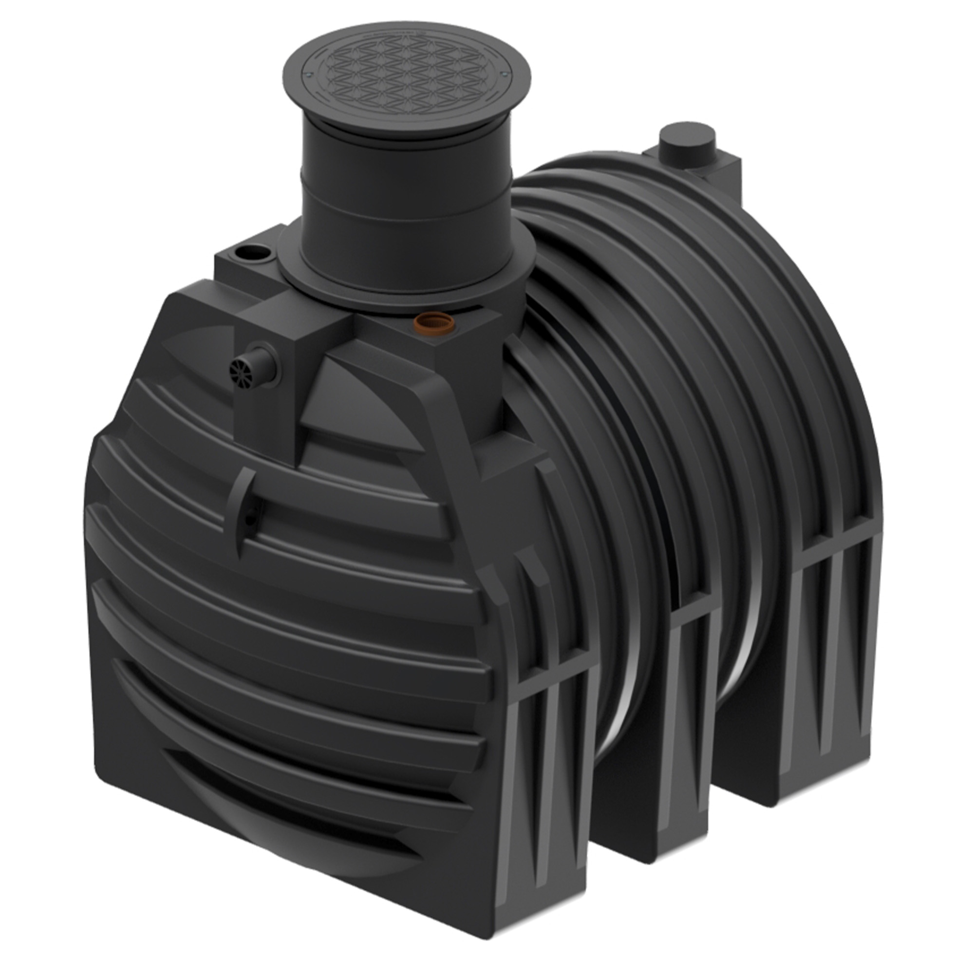 4700 Liter Erdtank mit Biovitor-Filter