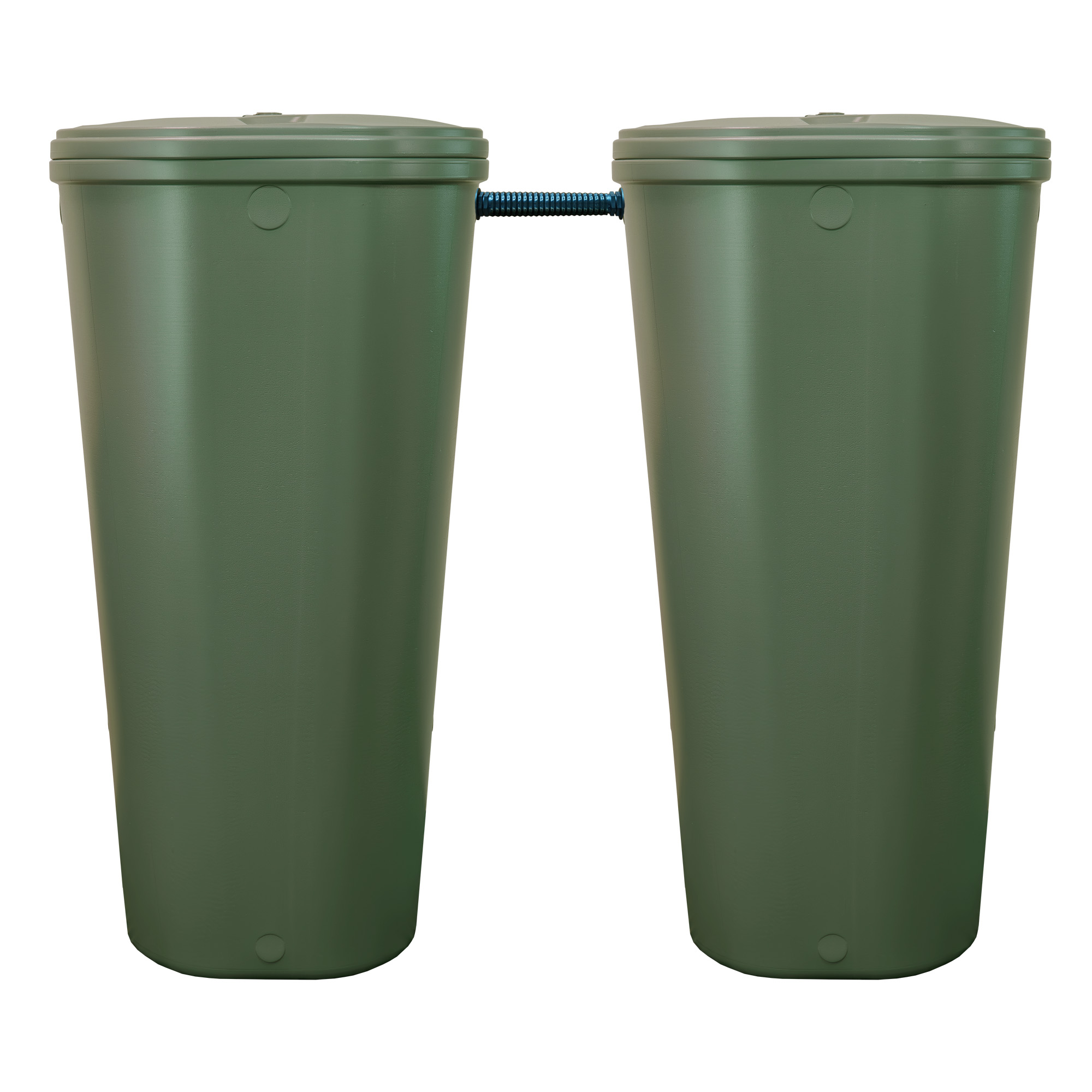 Verbindungssystem für zwei Regentonnen 300 Liter in Grün