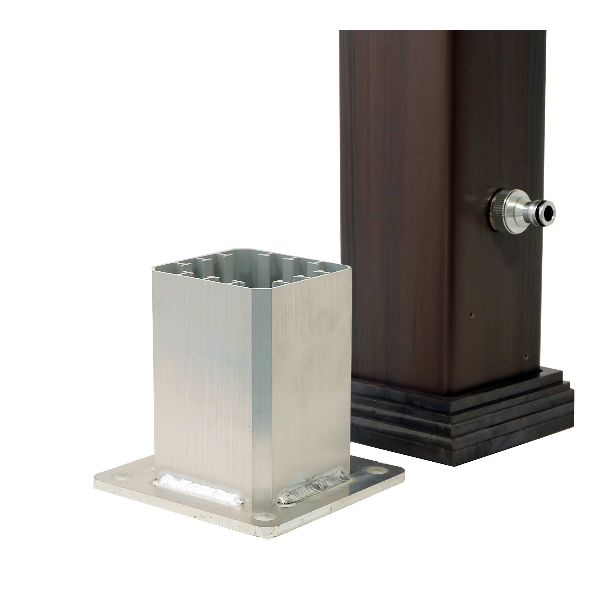 Gartenzapfsäule Ebenholz – Moderne Wasserzapfsäule