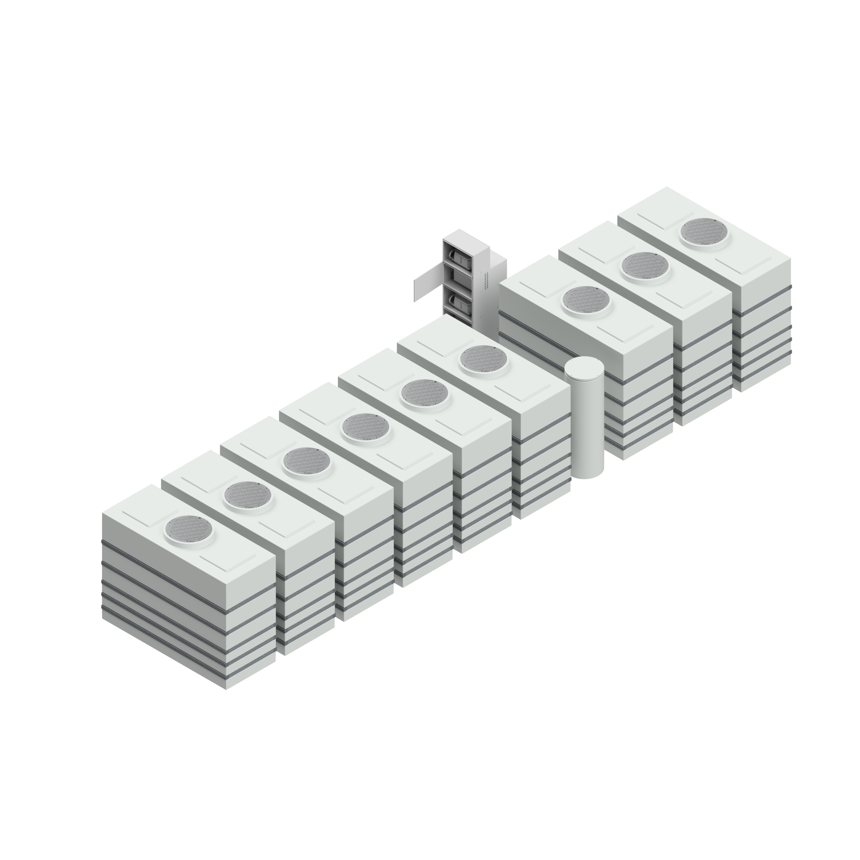 Grauwasser-Recycling-Anlage GWI 25.2-25.000 (Kapazität 25.000 l/Tag)