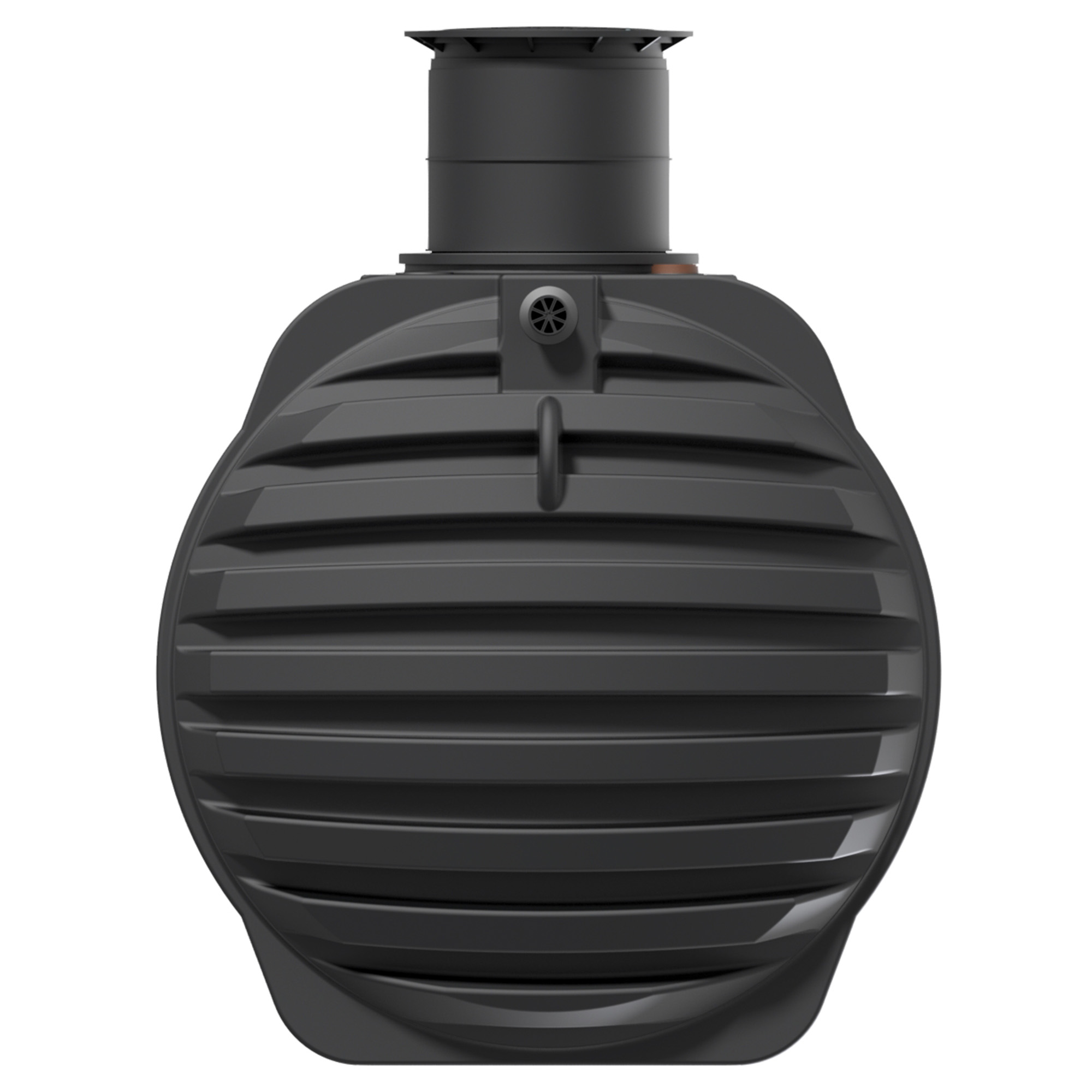 Erdtank 6.500 l mit BioVitor, Rückansicht