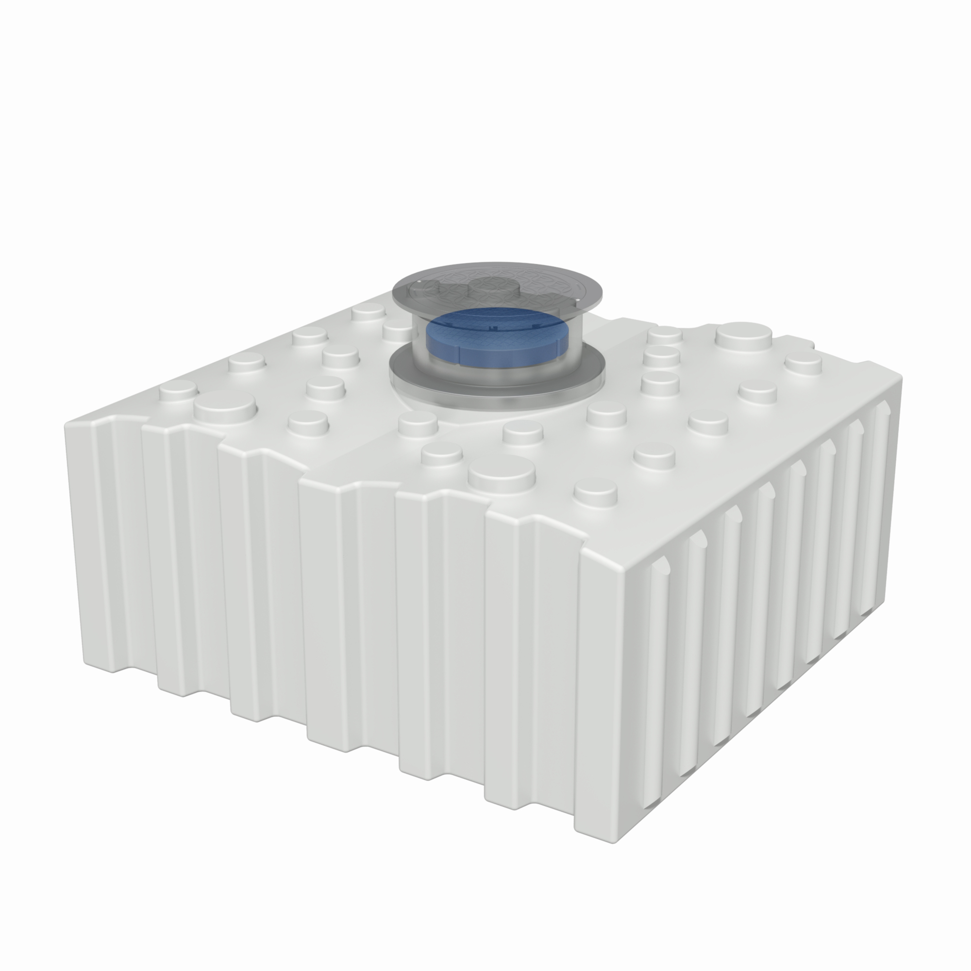 4000 Liter Trinkwasser-Flachtank inkl. Ausgleichsdom