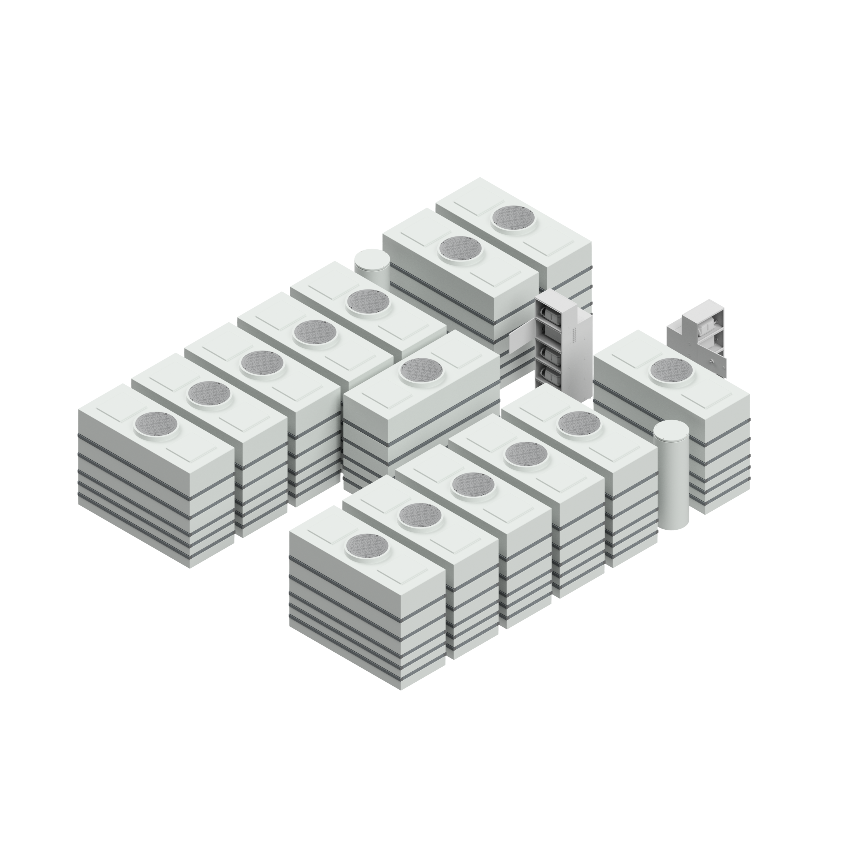 Grauwasser-Recycling-Anlage GWI 35.2-35.000 (Kapazität 35.000 l/Tag)