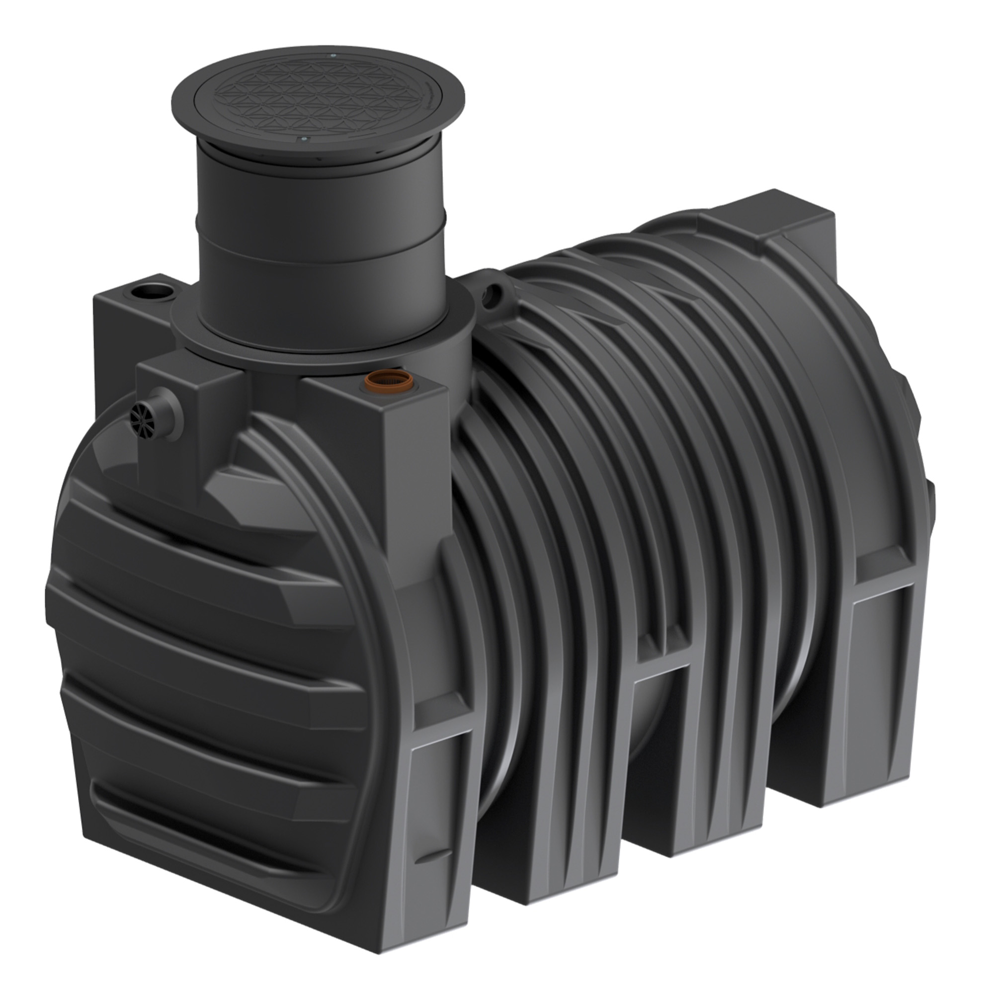 3200 L grundwasserstabiler Erdtank