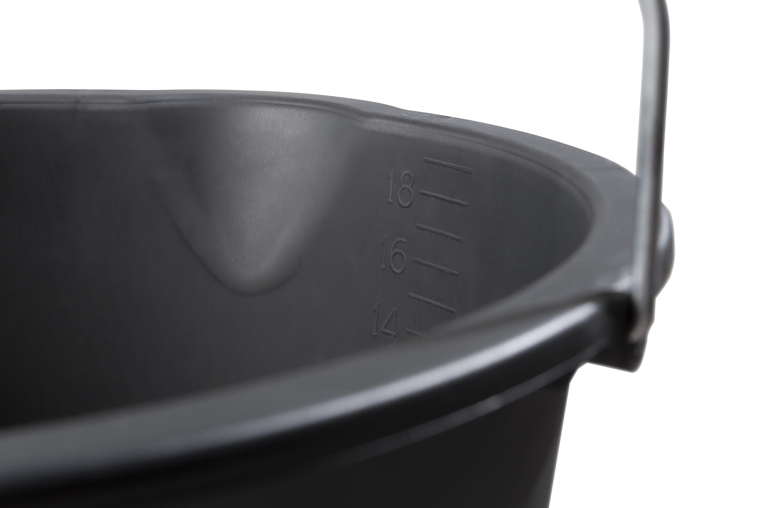 Eimer mit Bügel und Ausguss