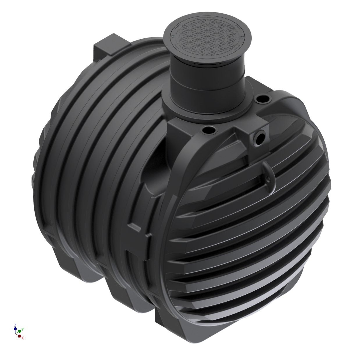 Erdtank 6.500 l, ohne Zubehör