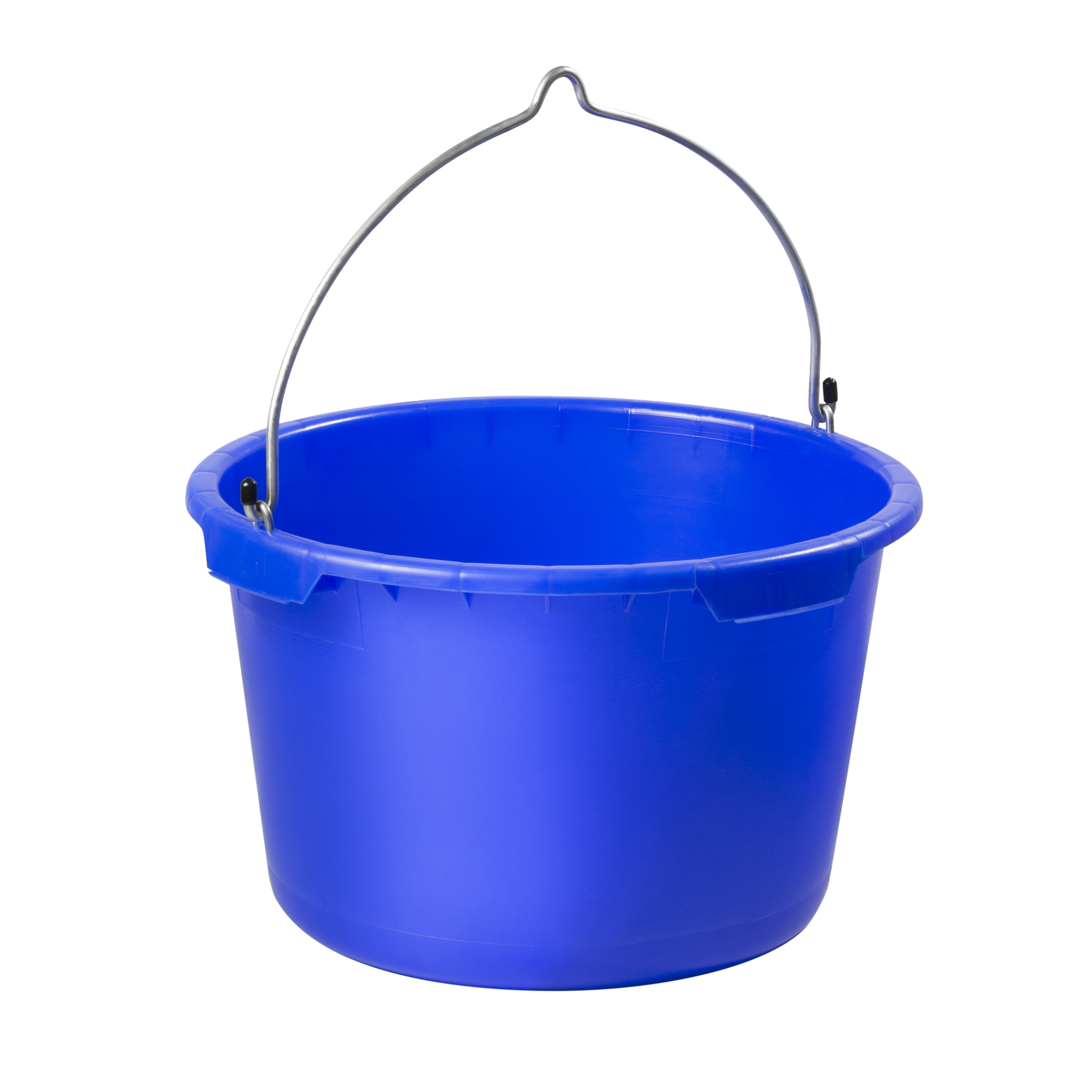 Blauer 40 Liter Eimer, kranbar, TÜV-geprüft