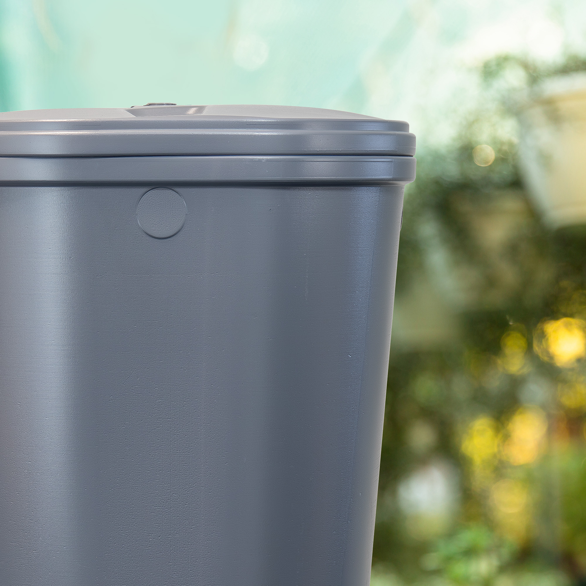 Regentonne 300 Liter, Grau