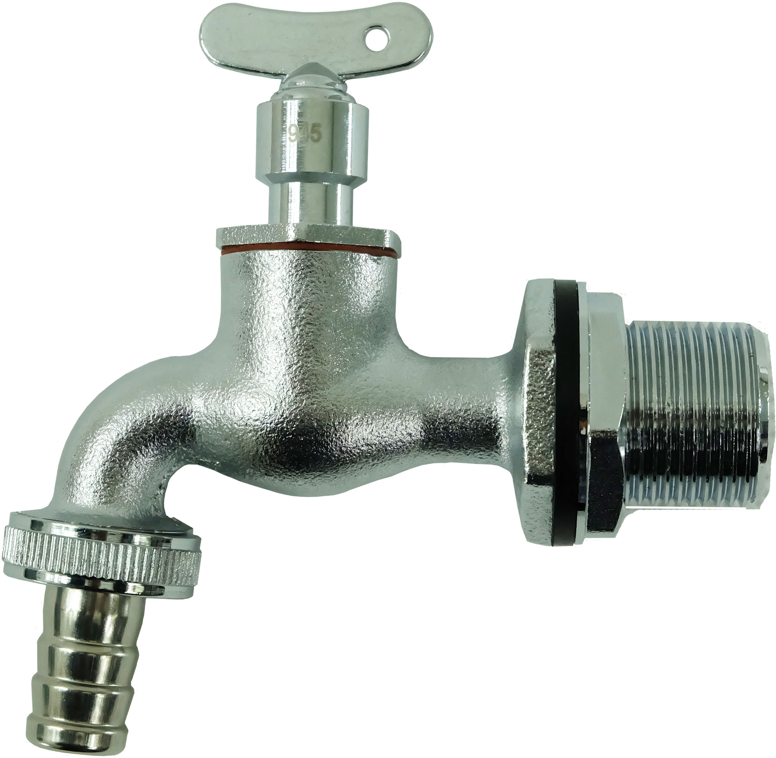 Wasserhahn aus Messing Regentonne