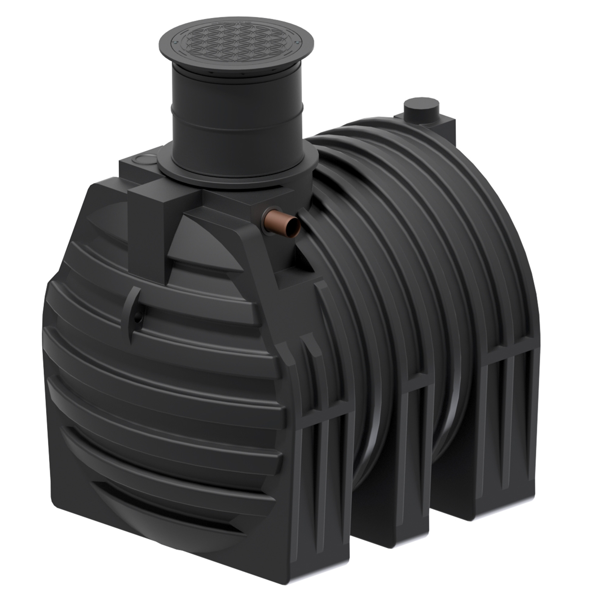 4700 L Erdtank mit Tankeinbaufilter