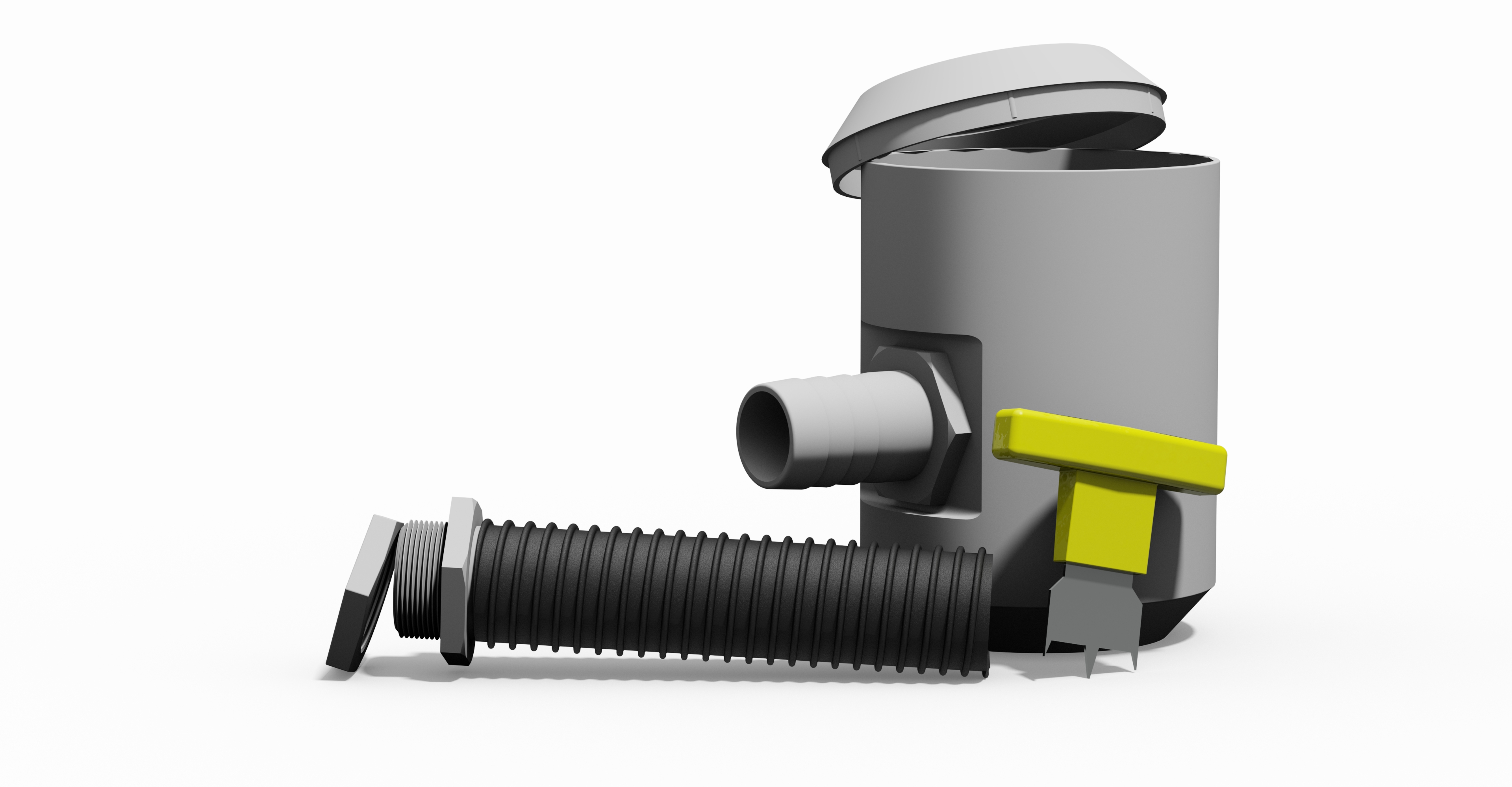 Regentonnenfüllautomat zur automatischen Befüllung einer Regentonne