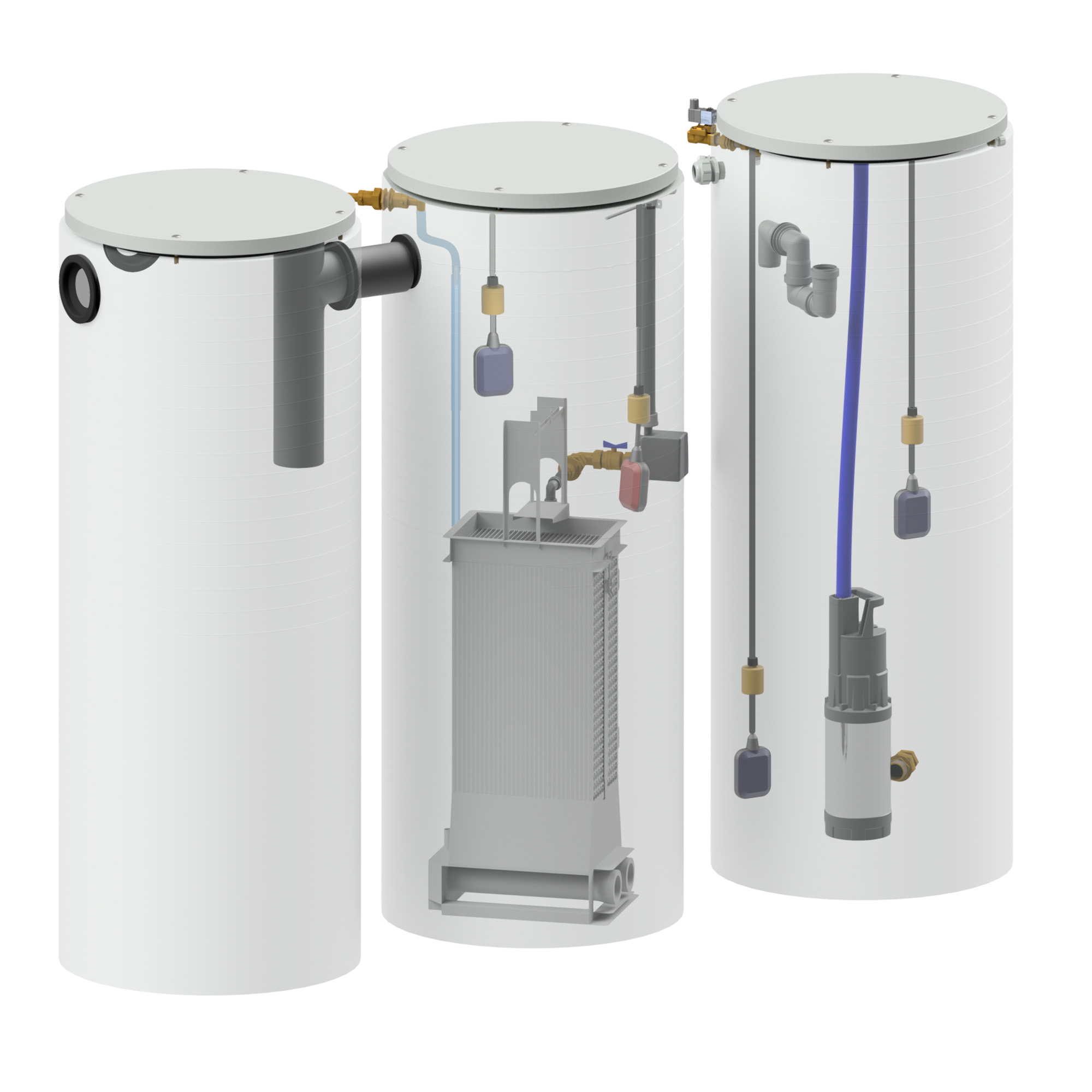 Grauwasser-Recycling-Anlage GWI 1.1-500 (Kapazität 500 l/Tag)