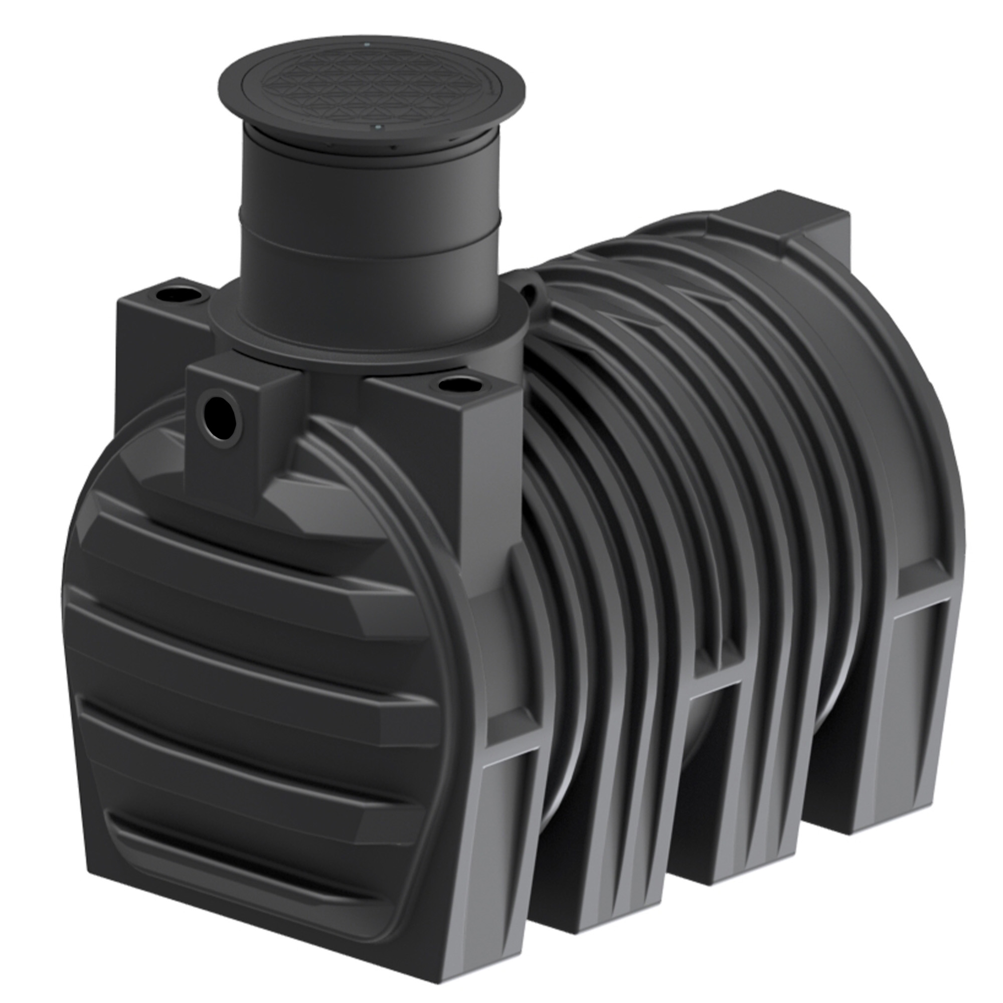 3200 Liter grundwasserstabiler Erdtank ohne Zubehör