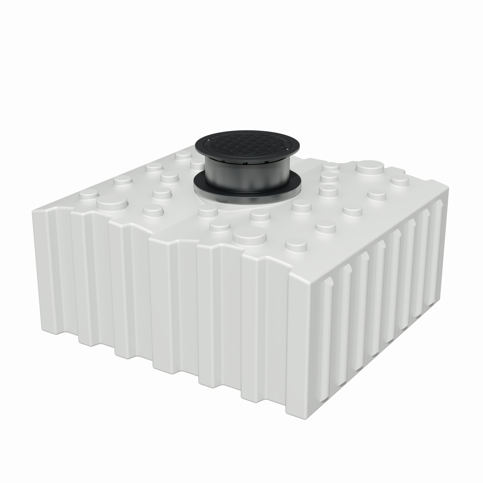 5000 Liter Trinkwasser-Flachtank inkl. Ausgleichsdom