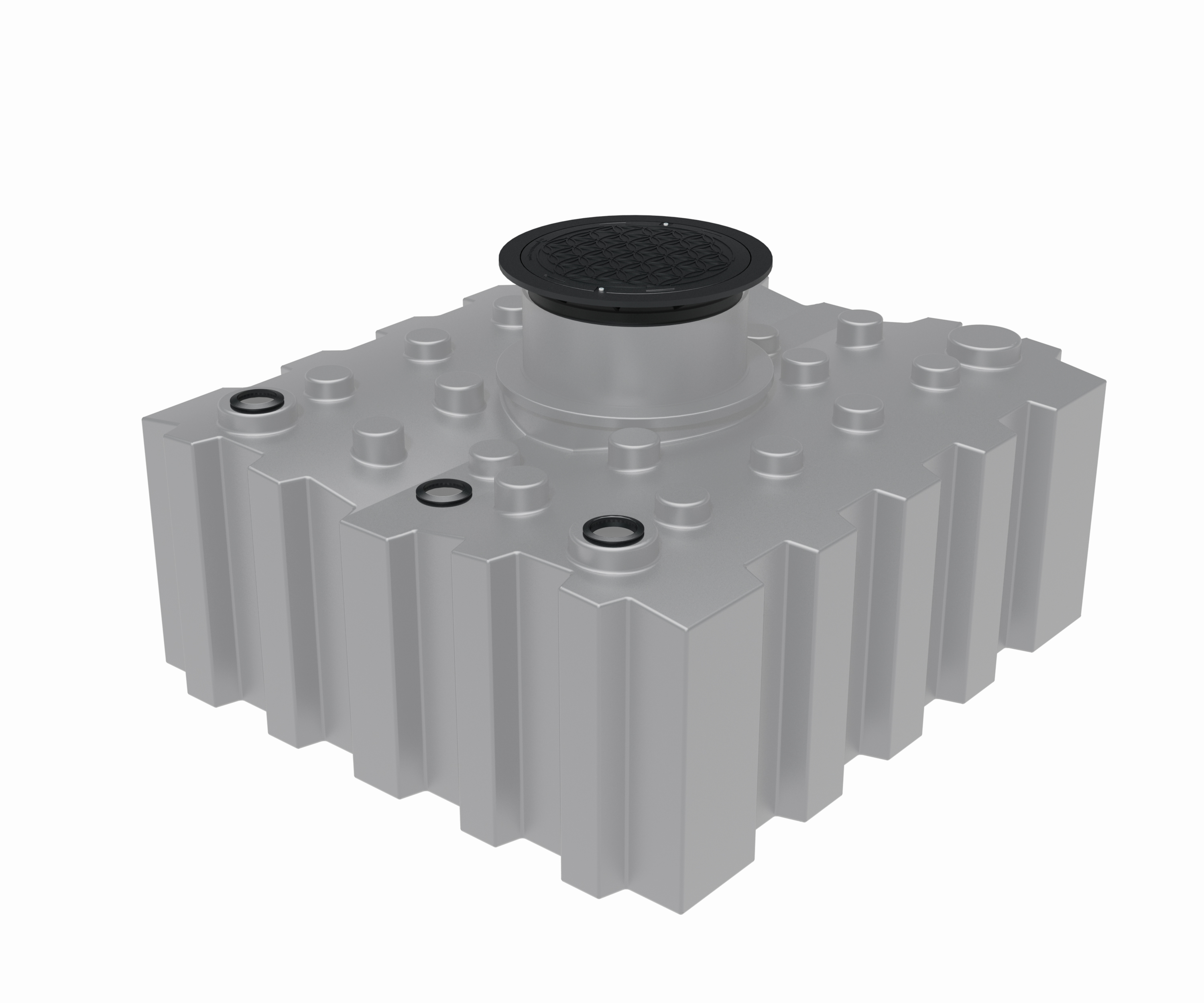 3000 Liter Flachtank mit Ausgleichsdom