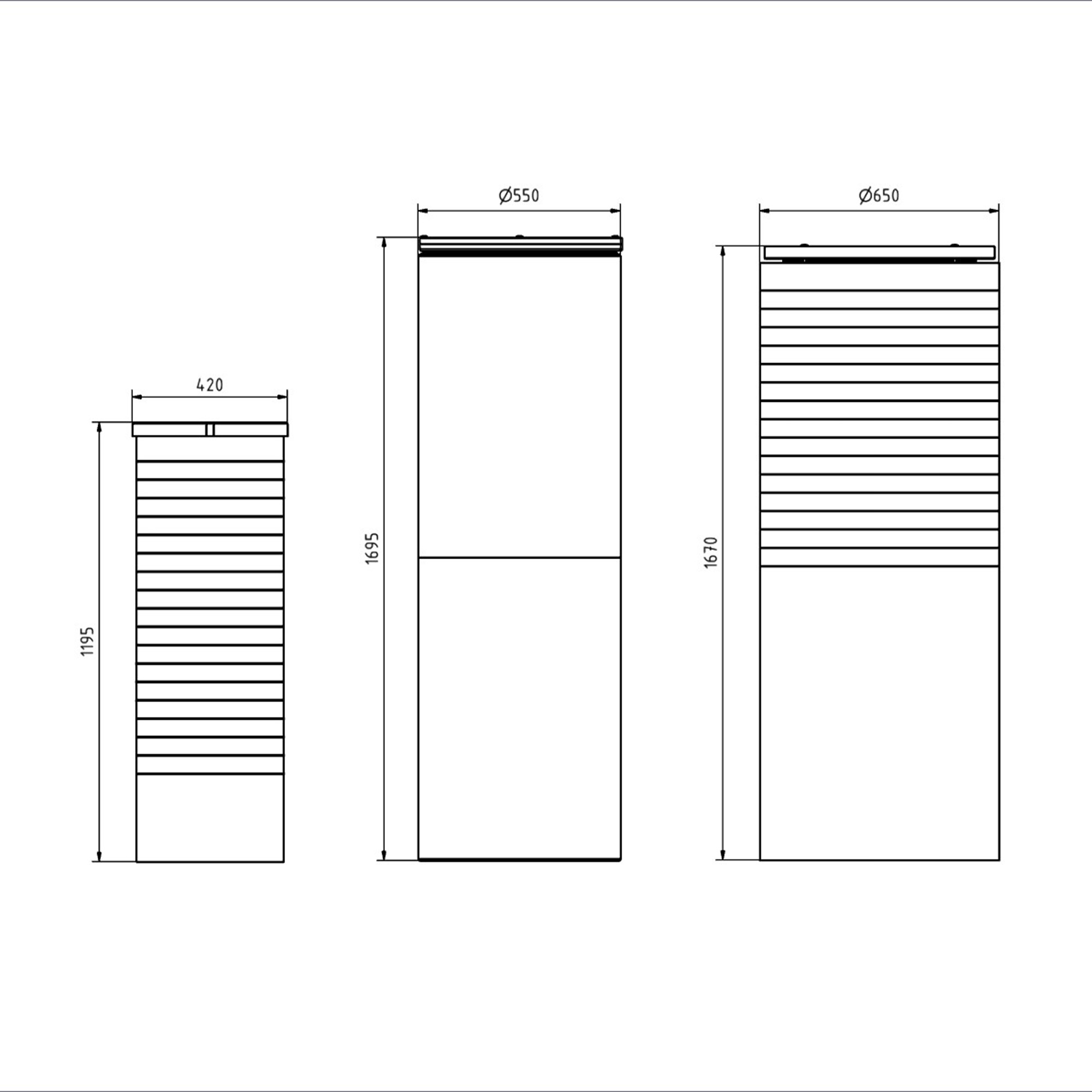 Kellertanks 140–500 Liter – zylindrisch
