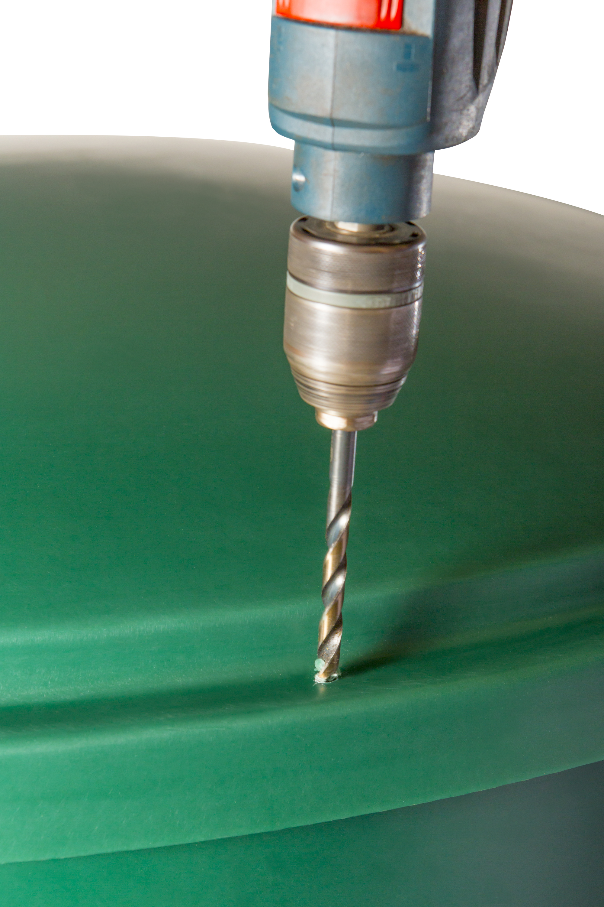 1000 Liter Regentonne – Detailansicht Bohrung für Anschluss