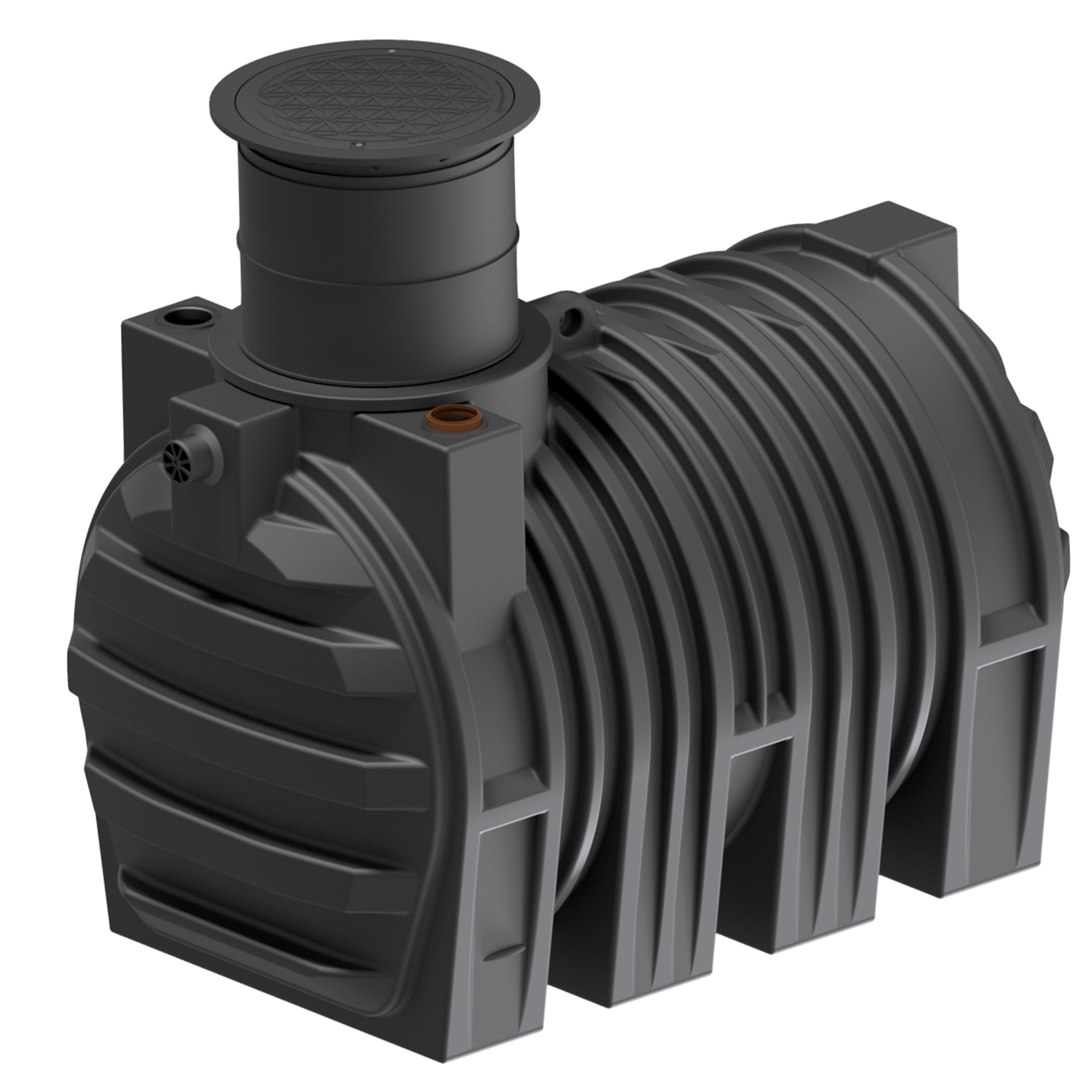 3300 L Erdtank mit Zulaufberuhiger